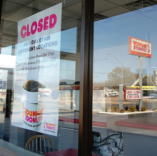 Dunkin Donuts Is Closed in OKC