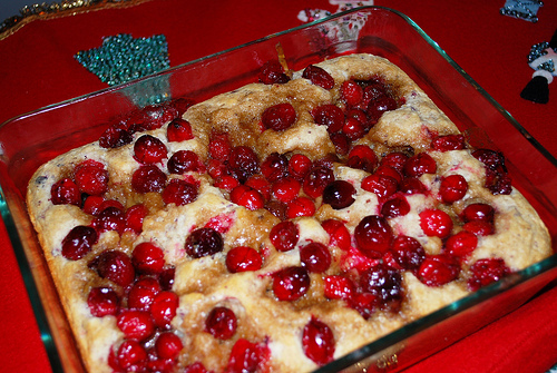 How To Make the Most Awesome Christmas Cranberry Coffee Cake