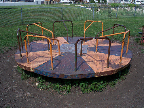 old merry-go-round