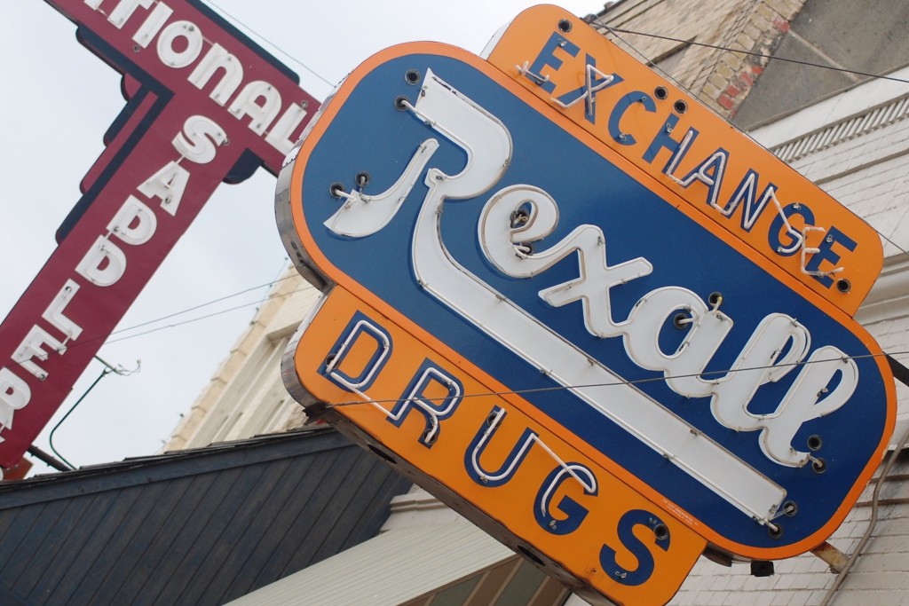 Old Rexall Drugs Sign, Stockyards City, OKC