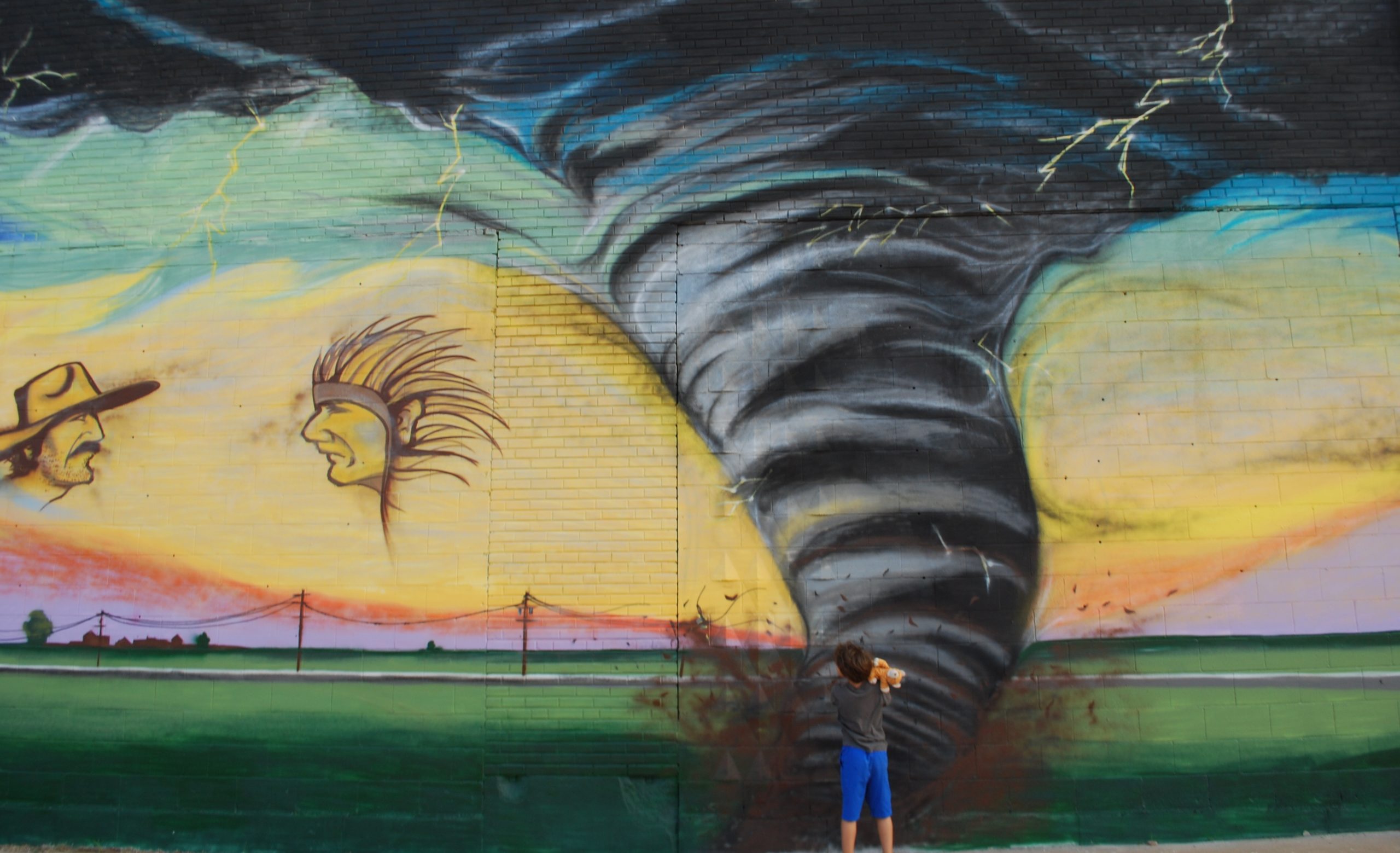 Oklahoma Tornado Mural