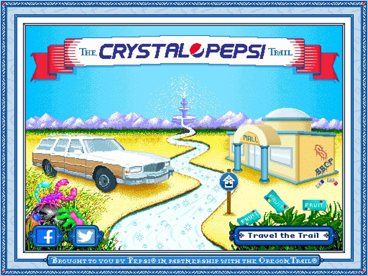 Sneak Peek: Crystal Pepsi Trail Game