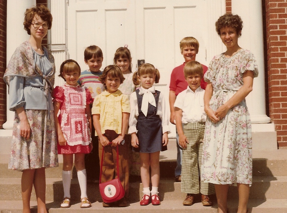 Children Dressed For Church in 1979