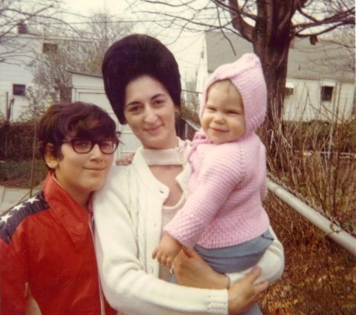 Pictures of Gen-Xers as Kids with their Mother in 1972