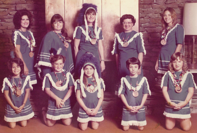 Matching Mother-Daughter Indian Costumes Document Prevalence of Cultural Appropriation of the 1970s
