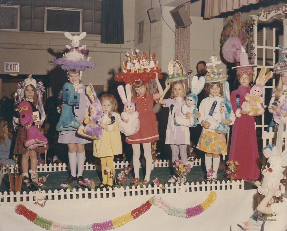 Easter Hat Contest and Parade 1970 Davenport Iowa