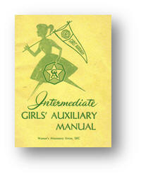 Girls Auxiliary Handbook from 1961