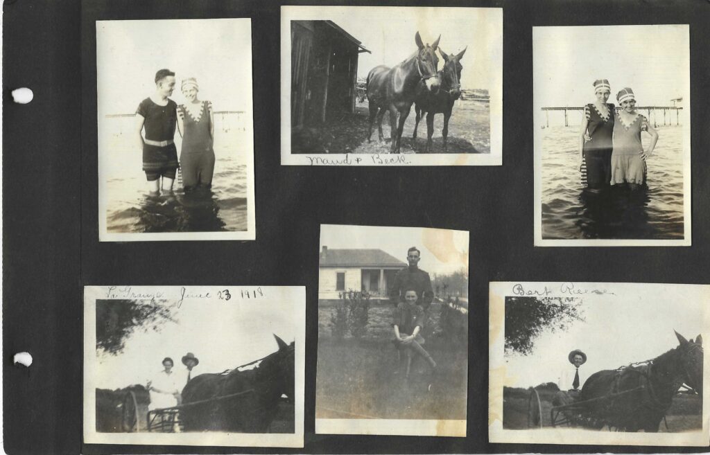Vintage Swimming Photos during World War I Era