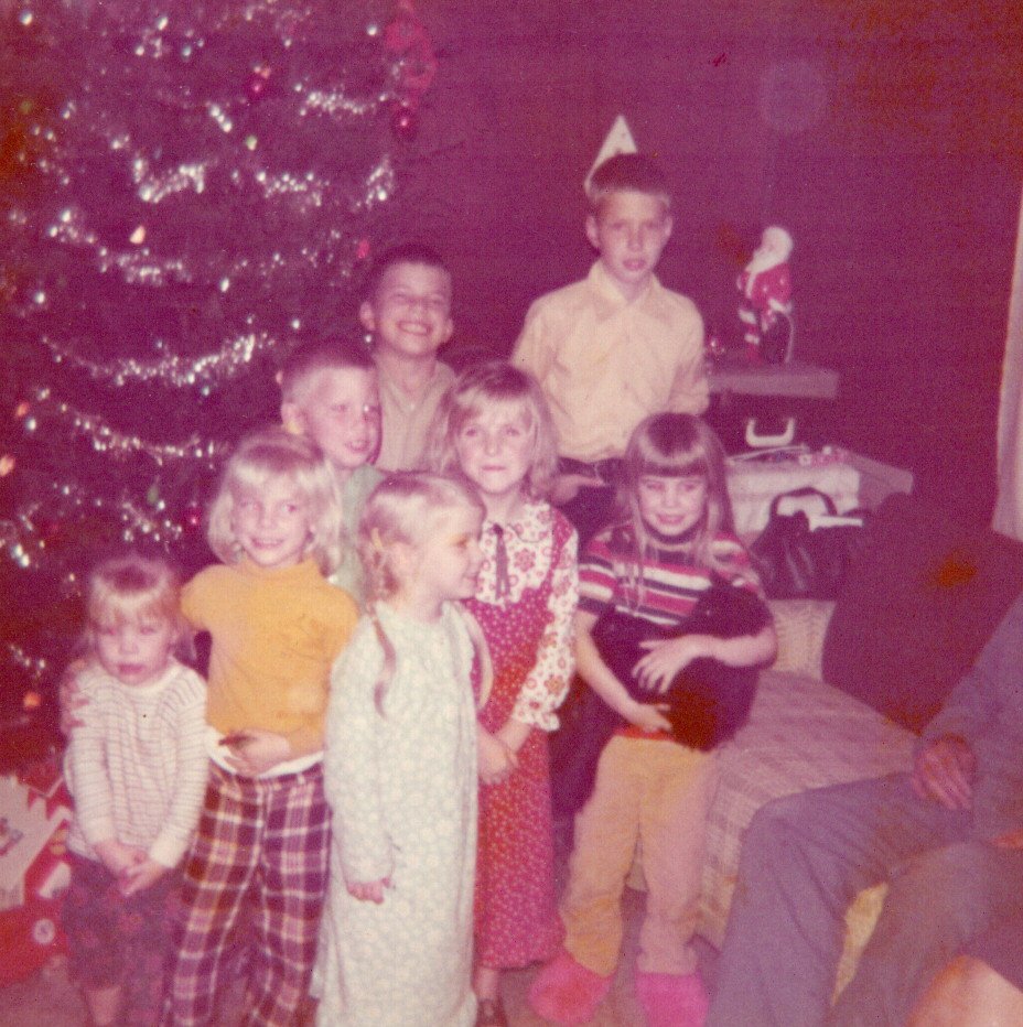Christmas in Arkansas 1971 - Eddi Day and Family