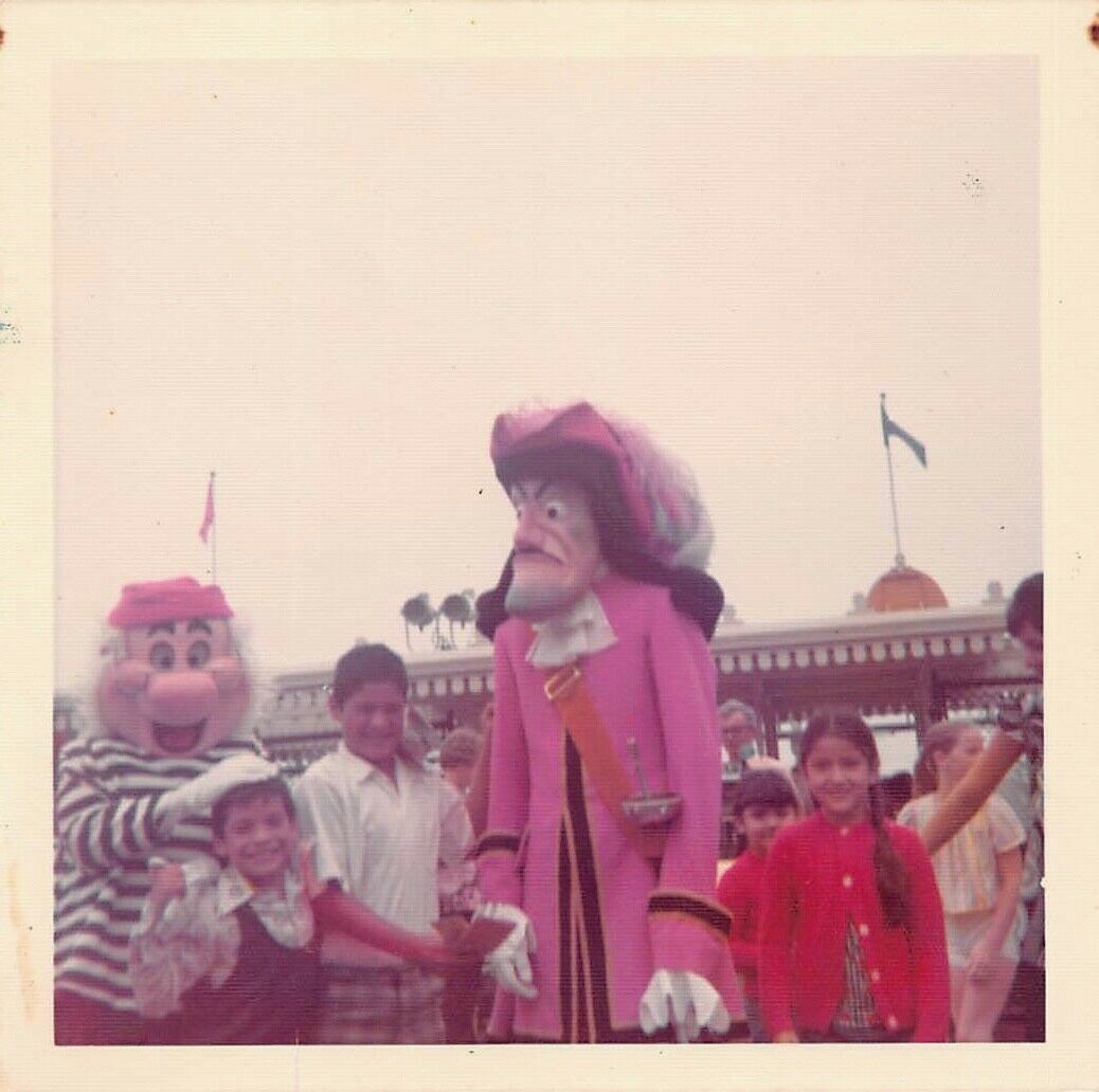 Vintage Disneyland Photo 1970s Captain Hook