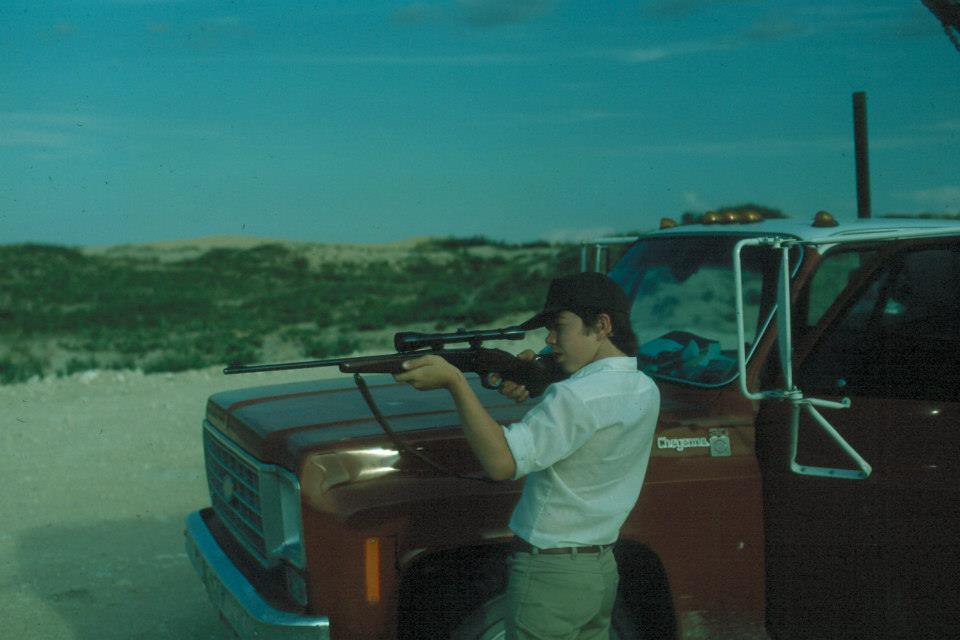Tom T. Hall and Billy Shooting Guns in West Texas (1970s)