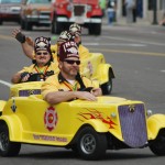 Little Yellow Cars, Parade, India Shriners