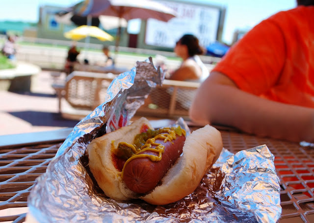 Hot Dog at Family Day at Remington Park