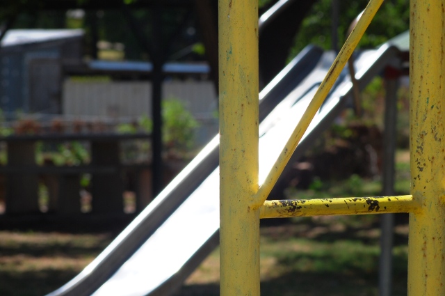Old Slide on a playground