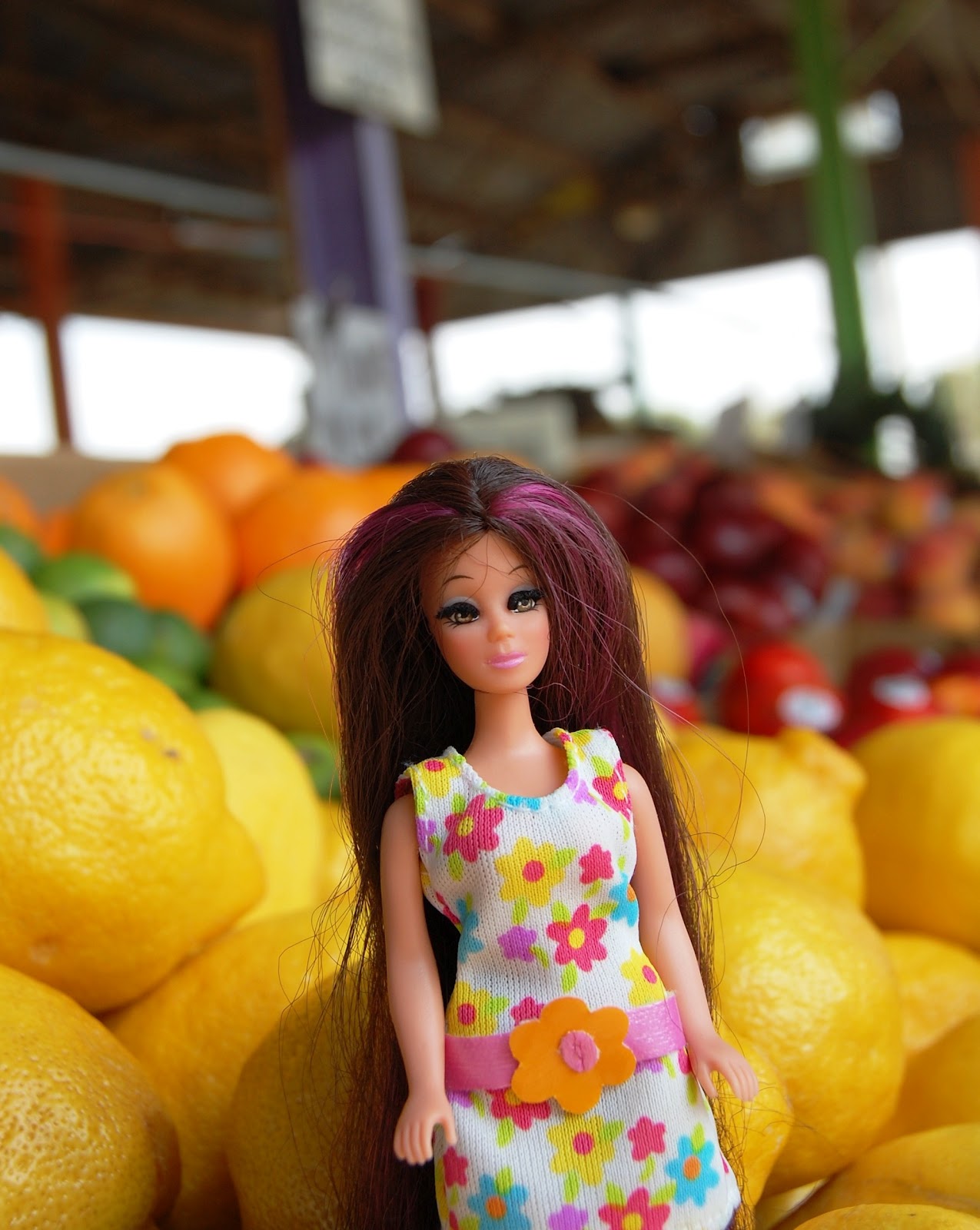 Angie of the Fab Fashion Fun Dawn line | Visiting the OKC Farmer's Market