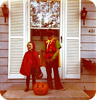 Little Red Riding hood and Robin costume from the 1970s