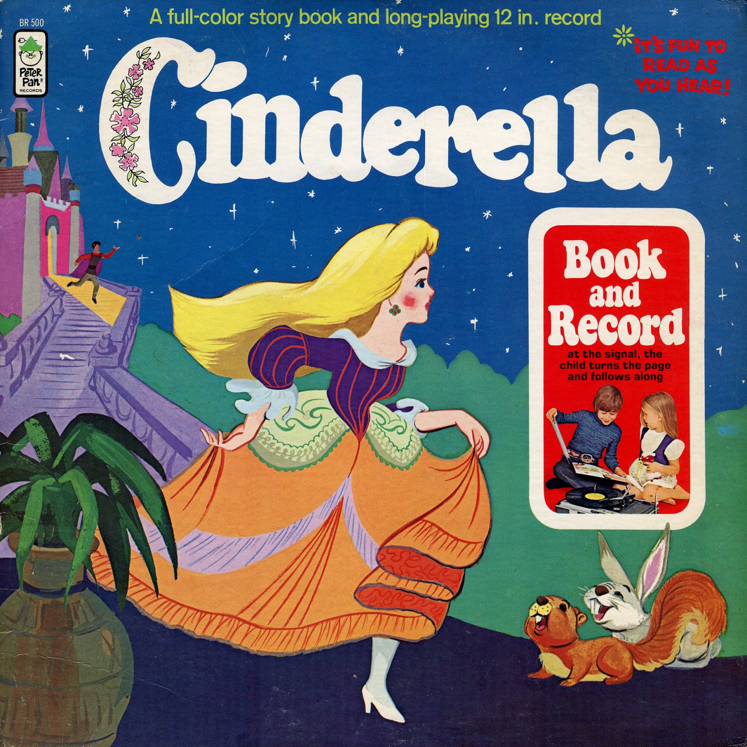 Cinderella Book and Record by Peter Pan Books